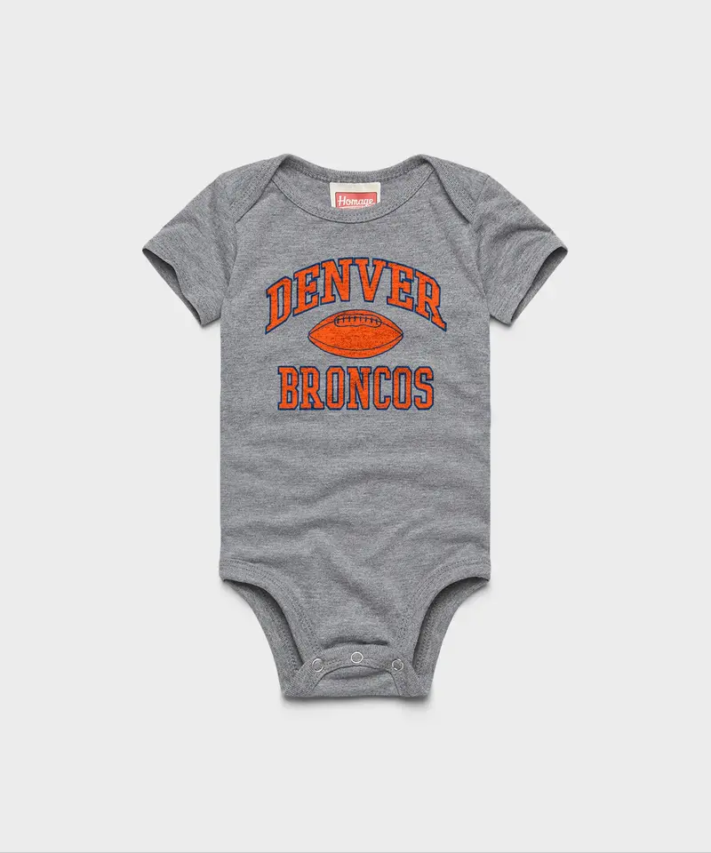 Denver Broncos Gridiron Baby One Piece 1