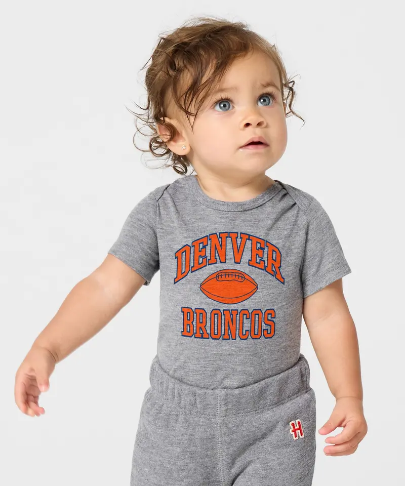 Denver Broncos Gridiron Baby One Piece 3