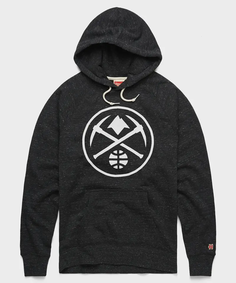 Denver Nuggets Blacktop Logo Hoodie 1