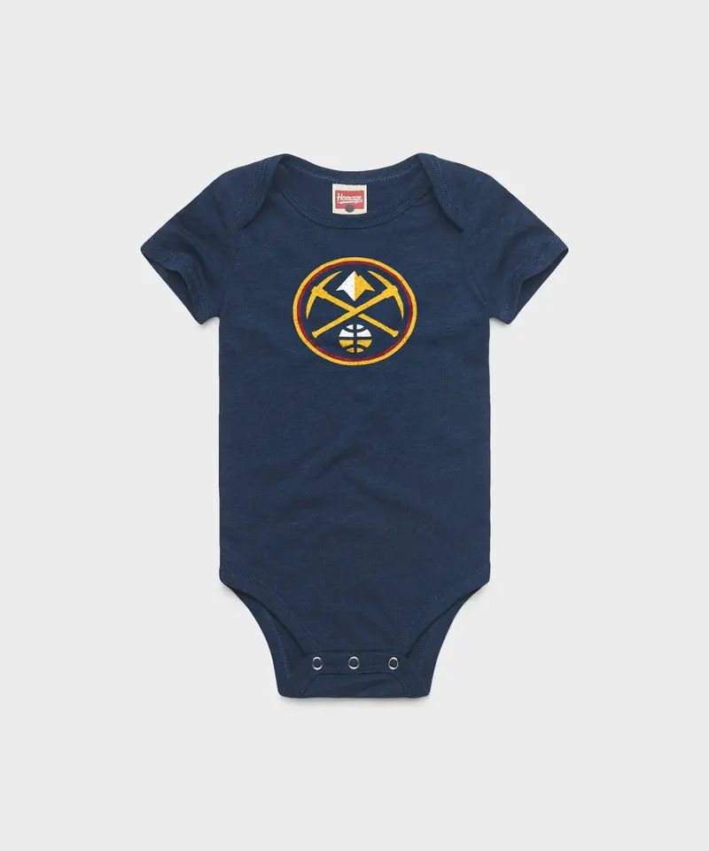 Denver Nuggets Logo Baby One Piece 1