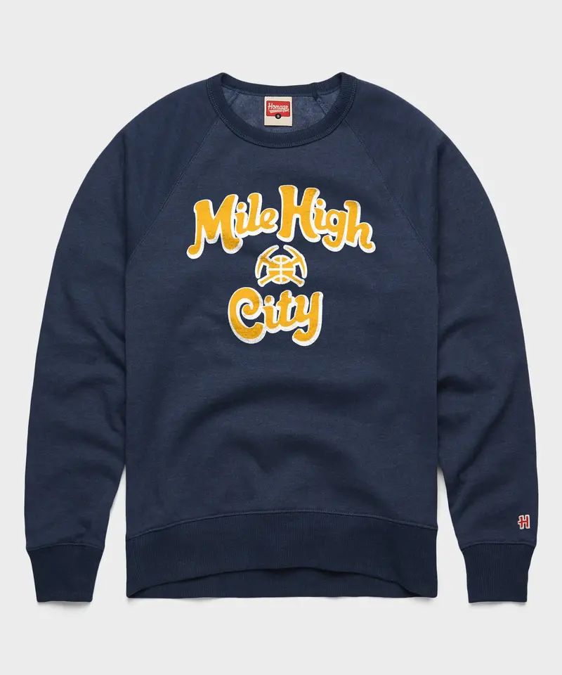 Denver Nuggets Mile High City Crewneck 1