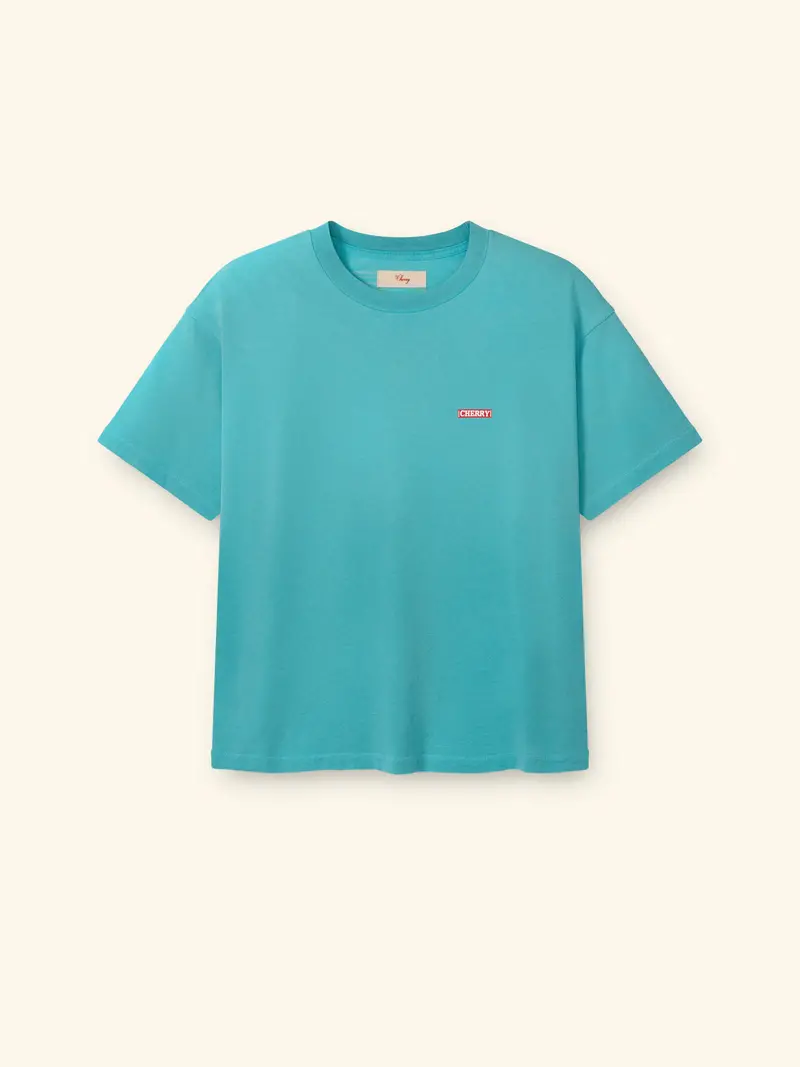 Desert Boxy T-Shirt (Turquoise) 1