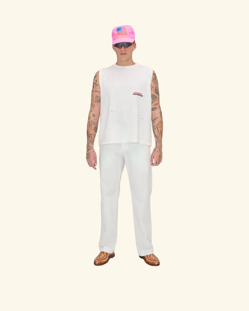 Desert Gecko Running Shirt (Vintage White) 2