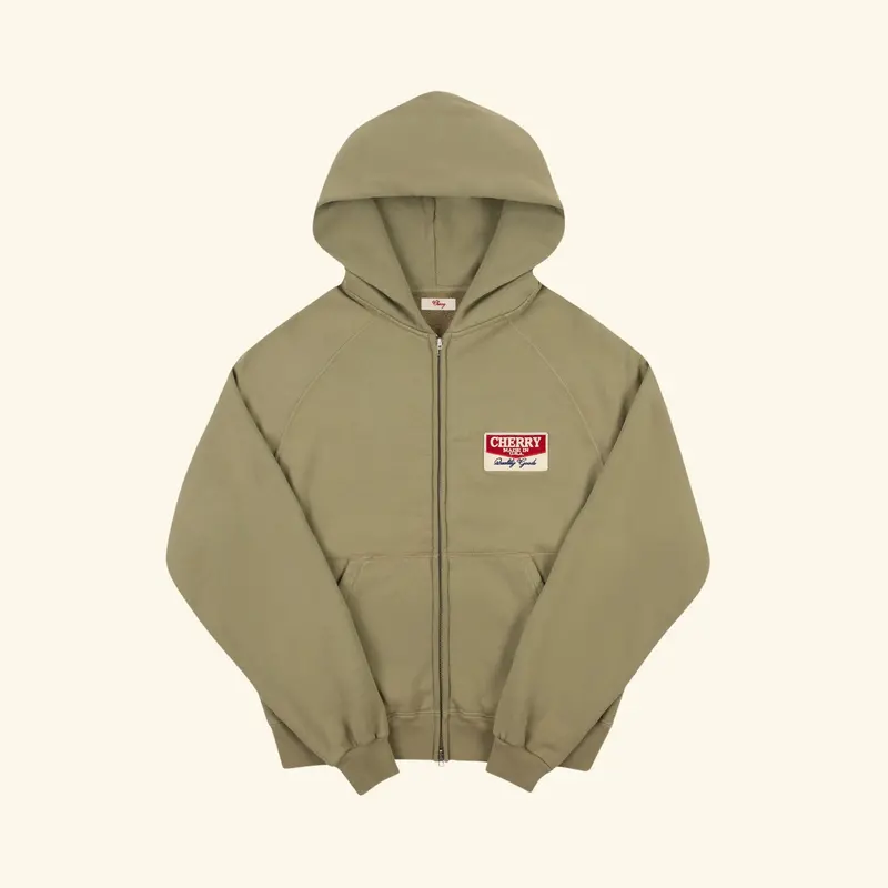 Desert Gecko Zip Up Hoodie (Cactus) 1