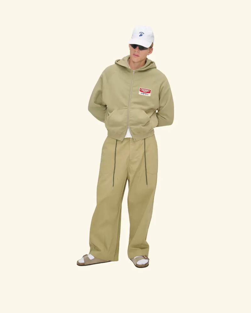 Desert Gecko Zip Up Hoodie (Cactus) 3