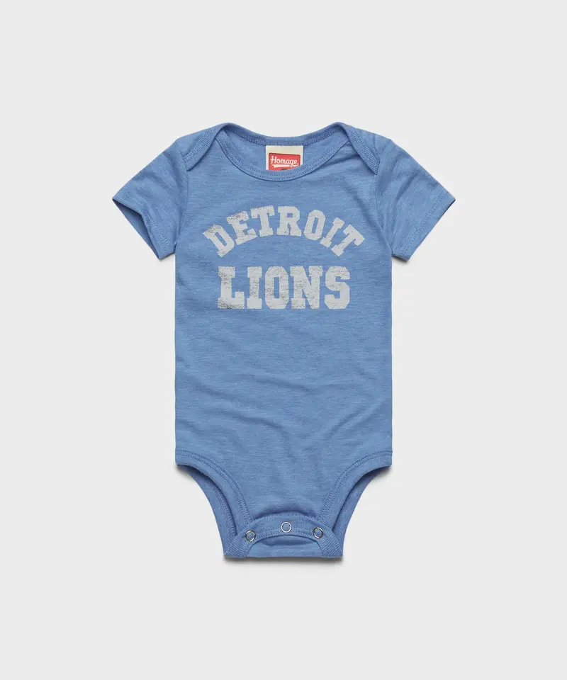 Detroit Lions Classic Baby One Piece 1