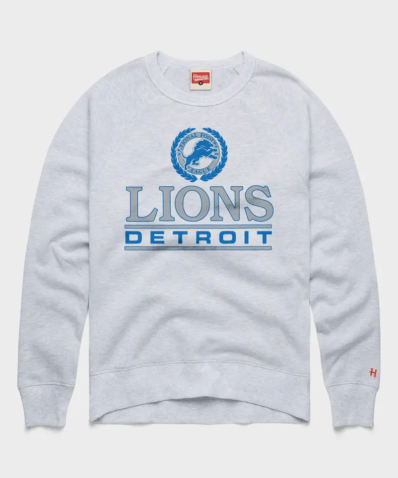 Detroit Lions Crest Crewneck 1