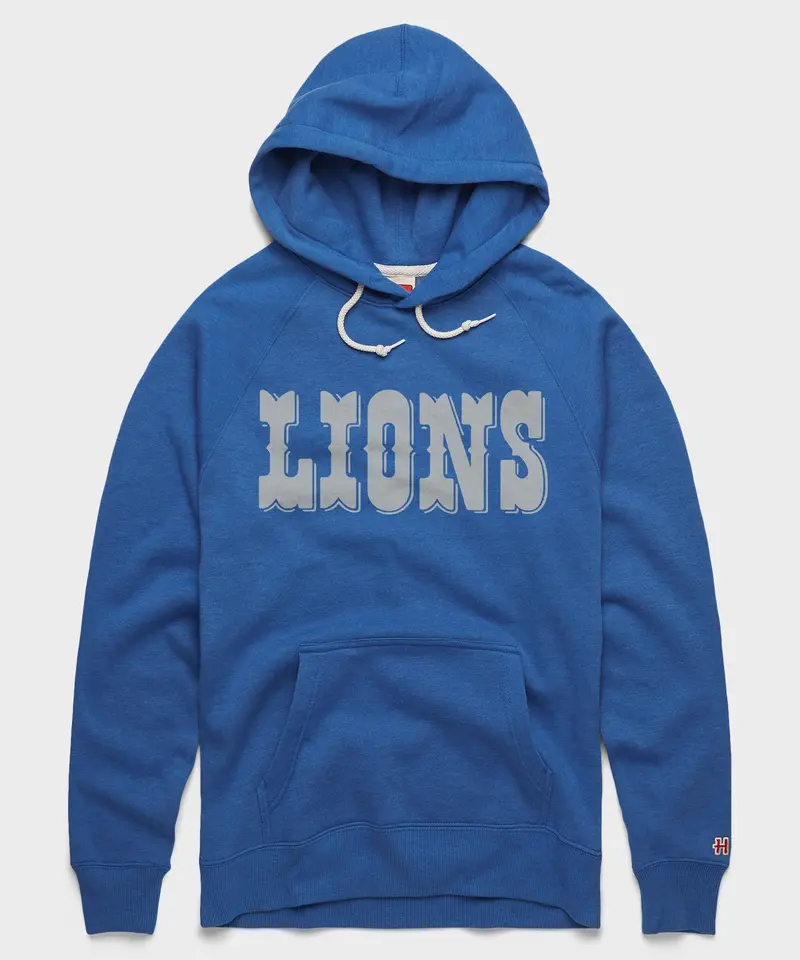 Detroit Lions Wordmark '70 Hoodie 1