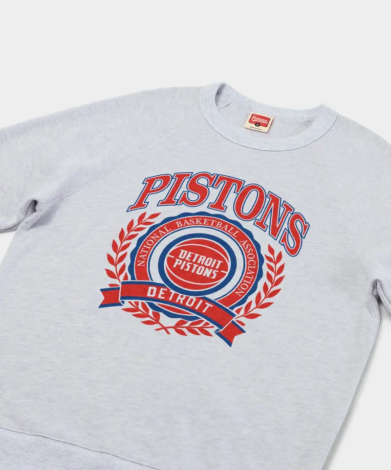 Detroit Pistons Crest Crewneck 2
