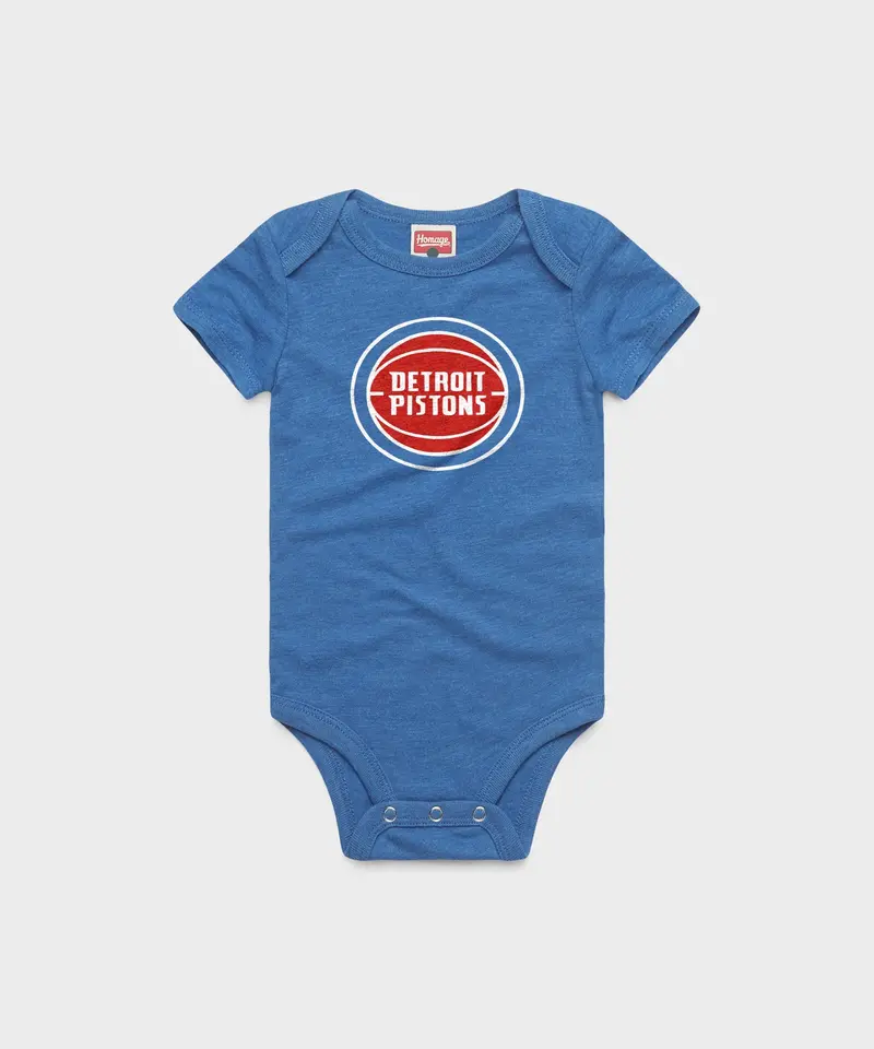Detroit Pistons Logo Baby One Piece 1