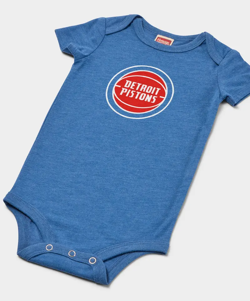 Detroit Pistons Logo Baby One Piece 2