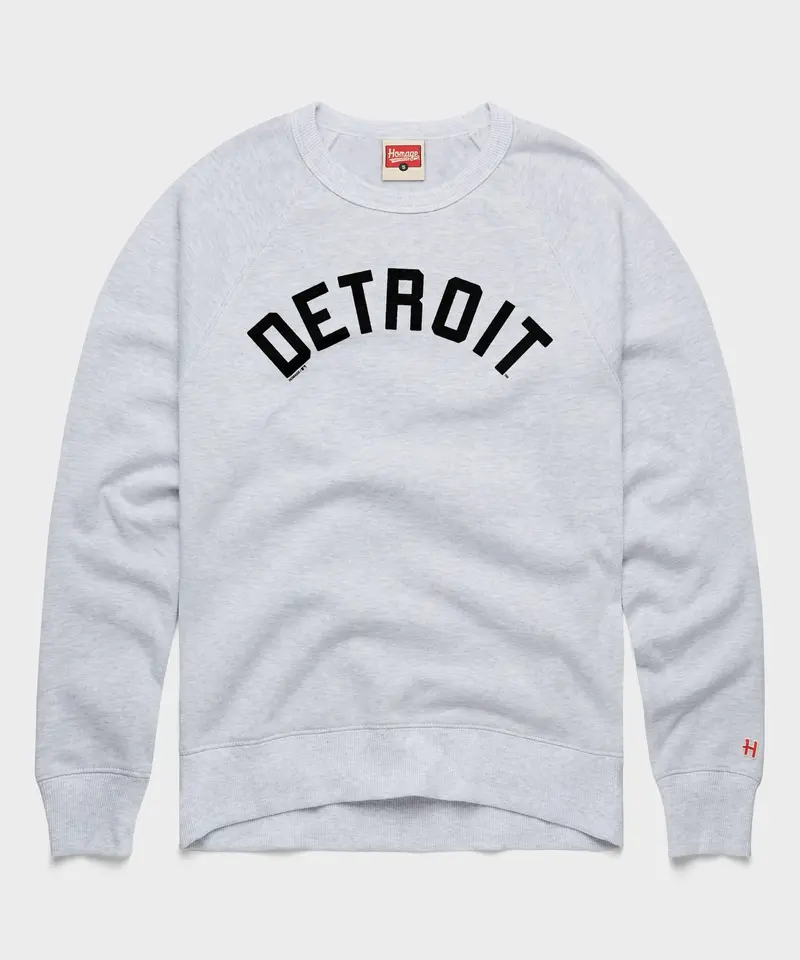 Detroit Tigers Jersey Logo '01 Crewneck 1