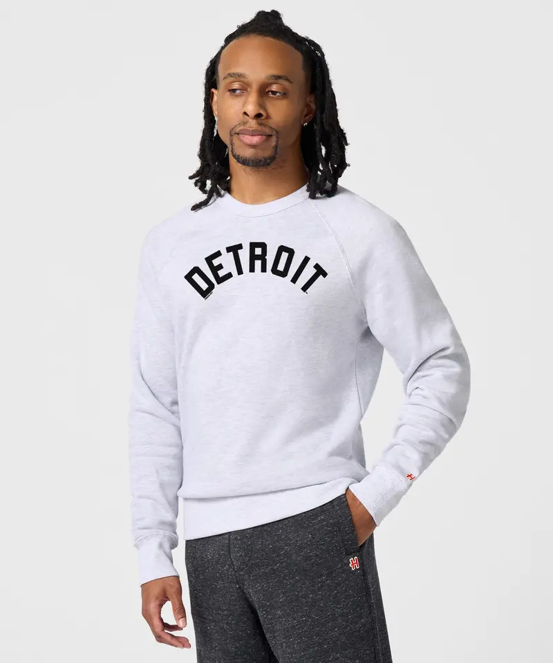 Detroit Tigers Jersey Logo '01 Crewneck 3