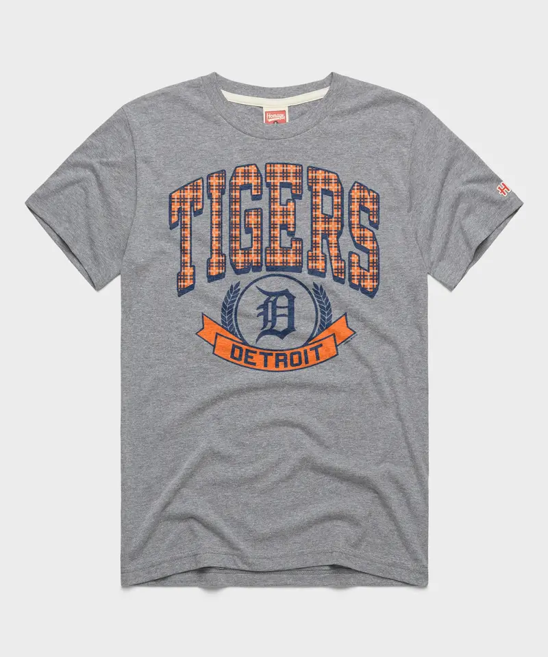 Detroit Tigers Plaid 1
