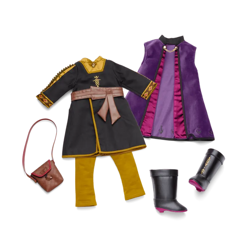 Disney Frozen Anna Adventure Outfit & Travel Bag For 18-Inch Dolls By American Girl® 1