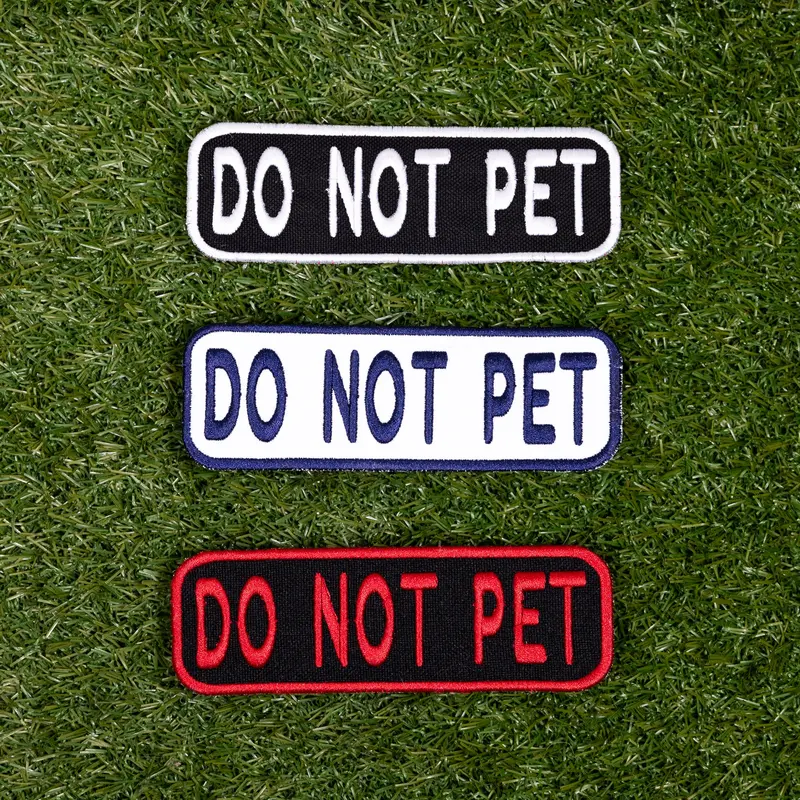 Do Not Pet 2X6 Patch 1