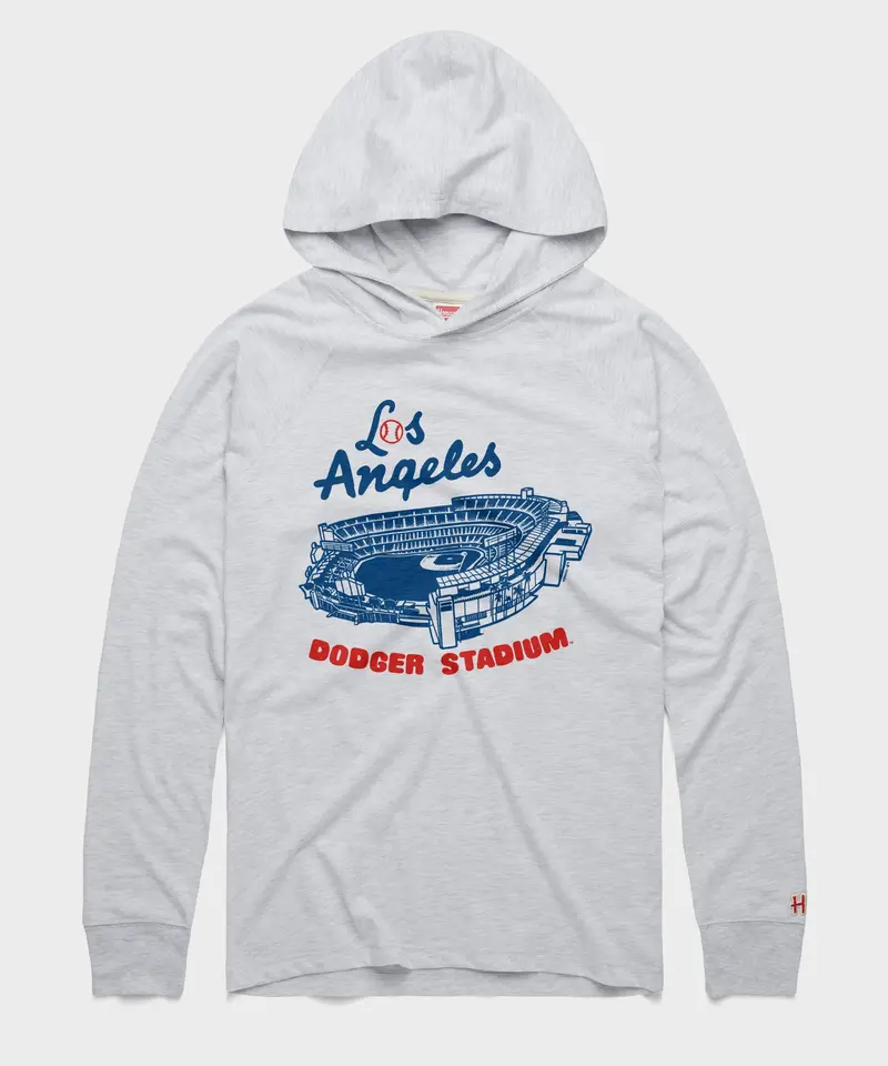Dodger Stadium Los Angeles Lightweight Hoodie 1