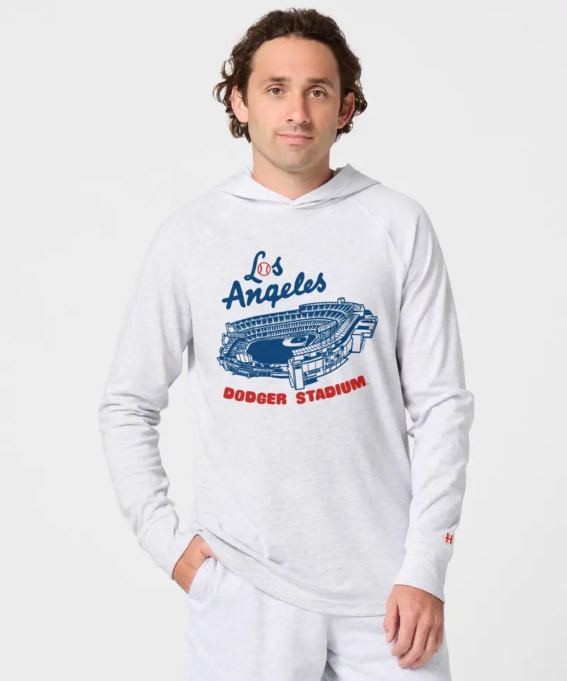 Dodger Stadium Los Angeles Lightweight Hoodie 3