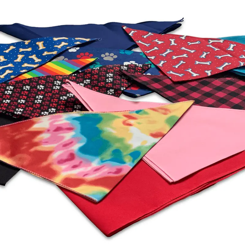 Dog Bandana With Optional Custom Embroidery 1