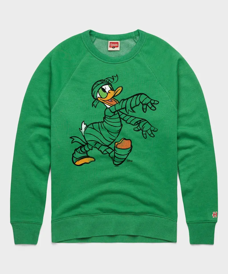 Donald Duck Halloween Mummy Crewneck 1