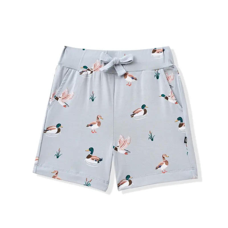 Drawstring Short In Mallard Duck 2
