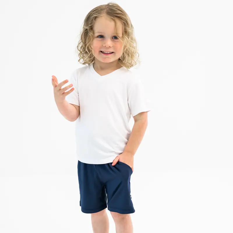 Drawstring Short In Navy 1