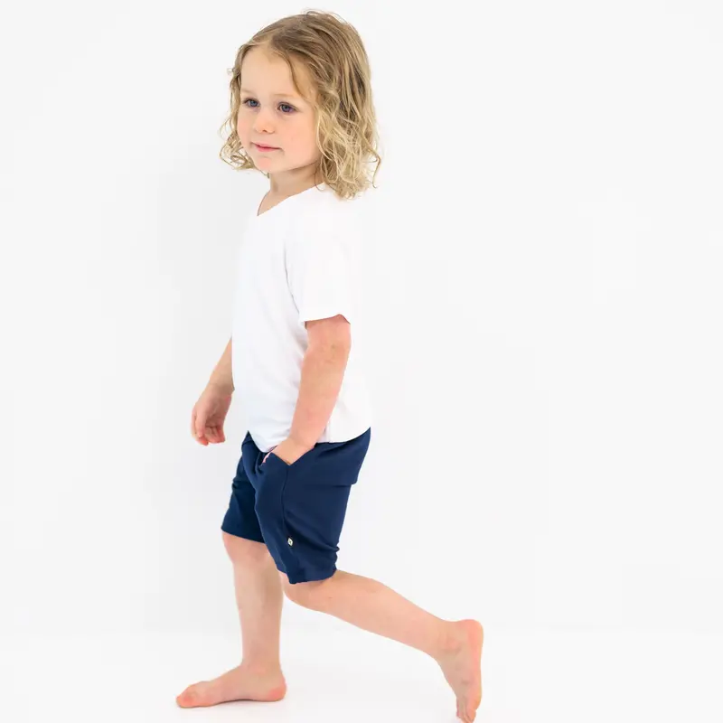 Drawstring Short In Navy 3