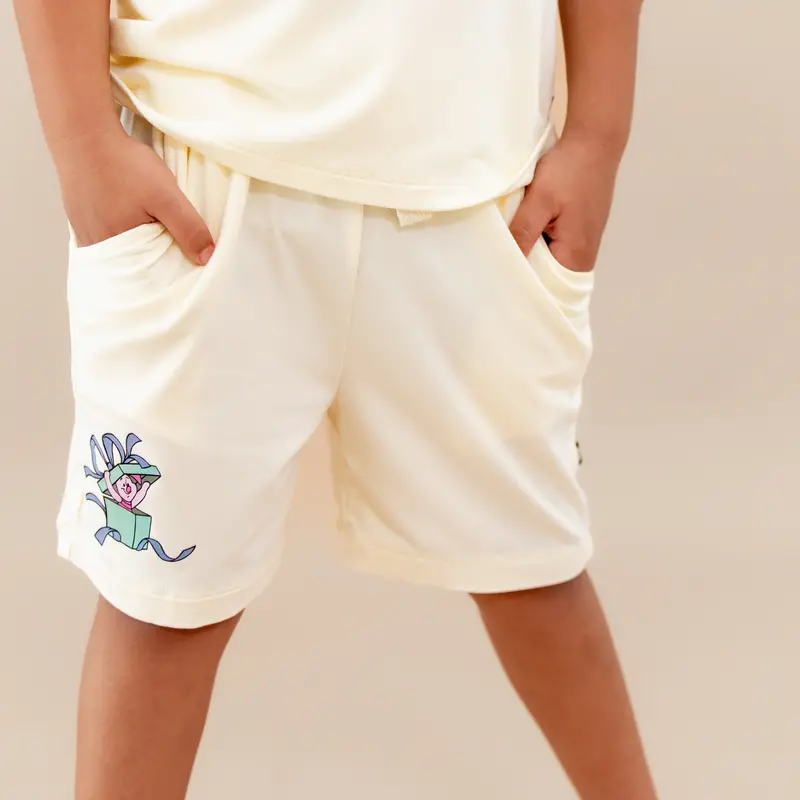 Drawstring Short In Winnie The Pooh On Chamomile 1