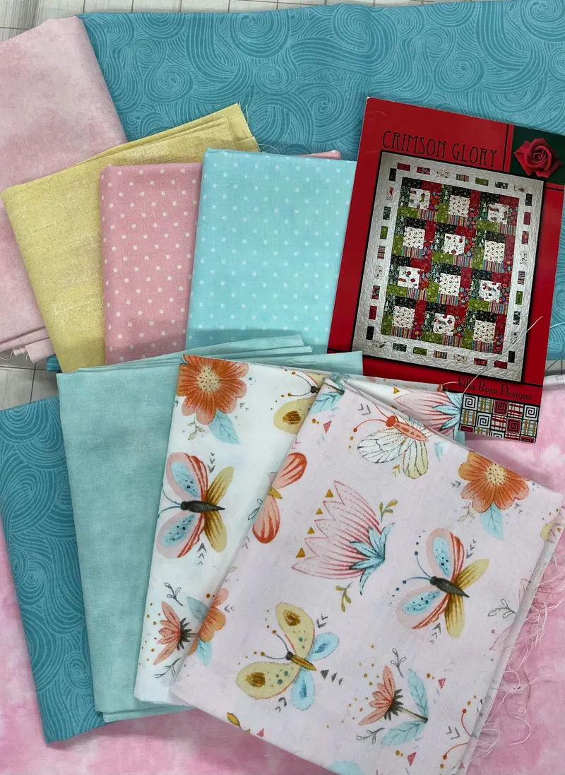 Dream Catchers Butterfly Kit/Crimson Glory Pattern 52 X 64. Kit Includes Fabric, Binding, & Fabric. 1
