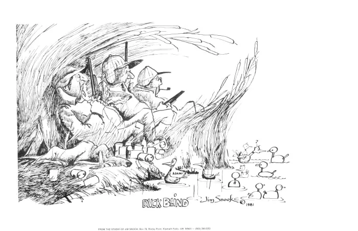 Duck Blind Print 1