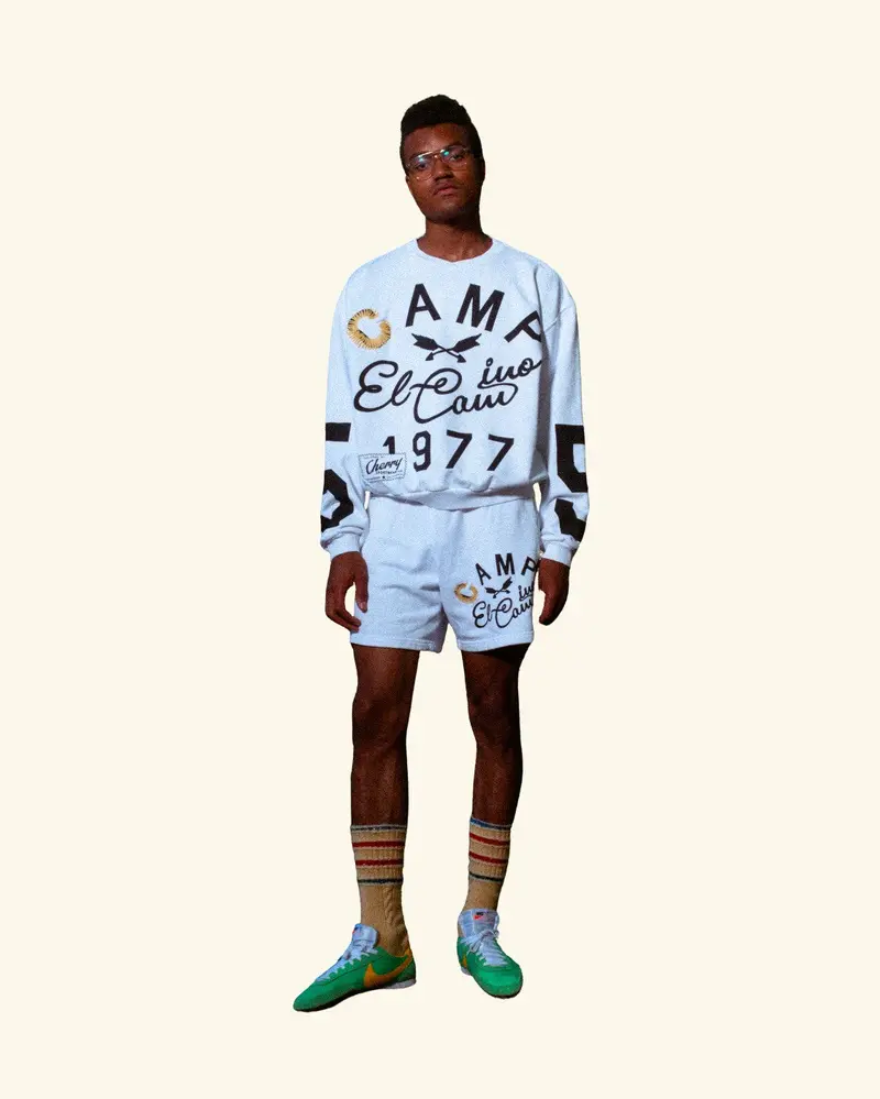 El Cam Midweight Crewneck (White) 4