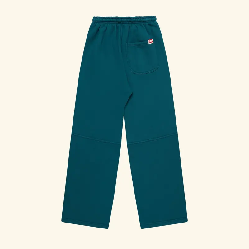 Embroidered Frontier Parachute Sweatpants (Emerald) 3