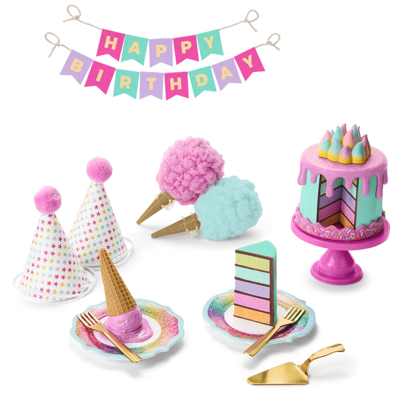 Extra Sweet Birthday Party Set For 18-Inch Dolls 1