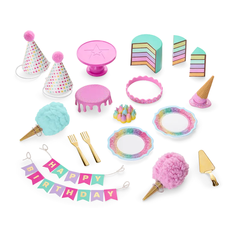 Extra Sweet Birthday Party Set For 18-Inch Dolls 2
