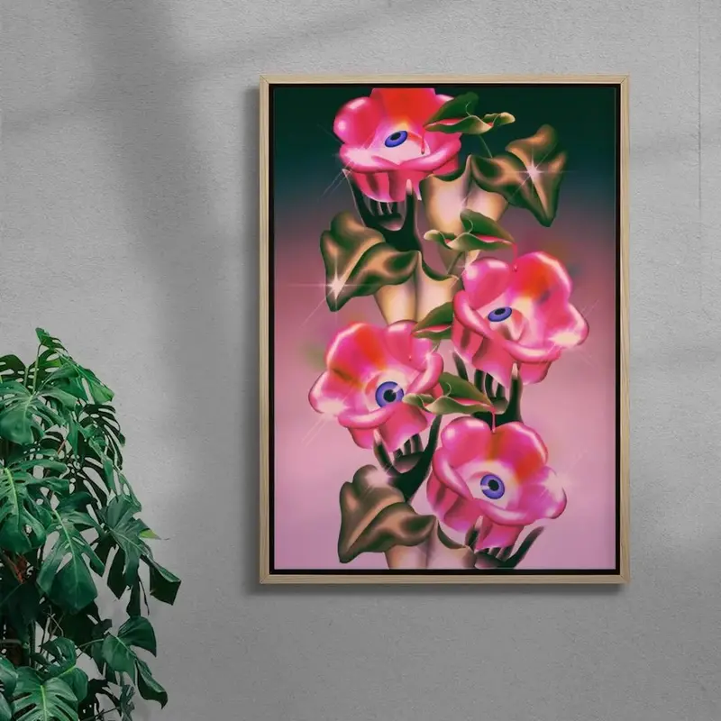 Eyes, Hands, & Pink Flowers 4