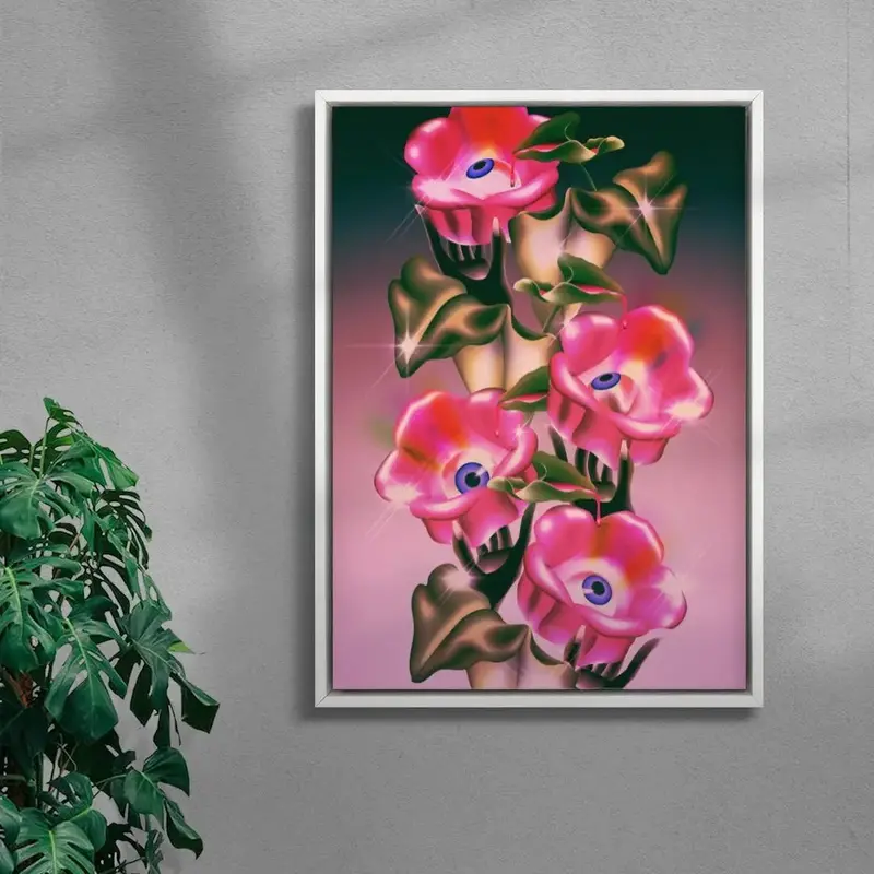 Eyes, Hands, & Pink Flowers 5