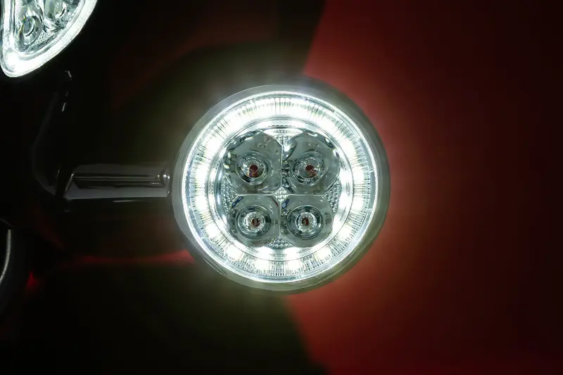 Fang® White Halo Front Signal Light Inserts With Bezel (Dual Circuit) 3