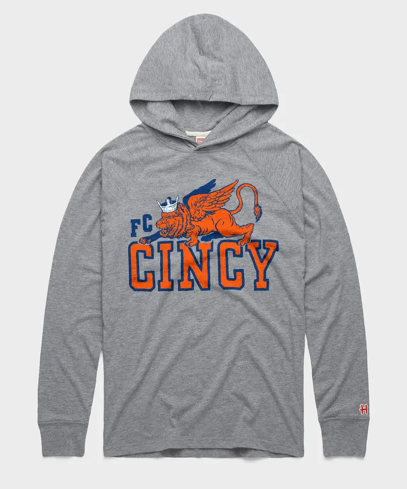 Fc Cincy Lion And Crown Lightweight Hoodie 1