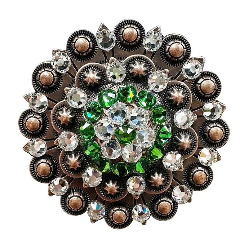 Fern & Clear Copper Berry Jacket European Crystal 1