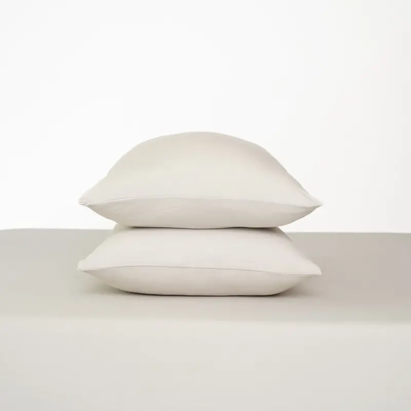Fitted Sheet With Pillowcases In Oat 1