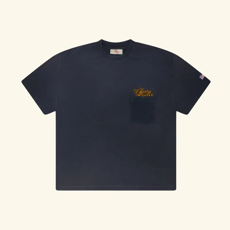 Five Star Boxy Pocket T-Shirt (Vintage Black) 1