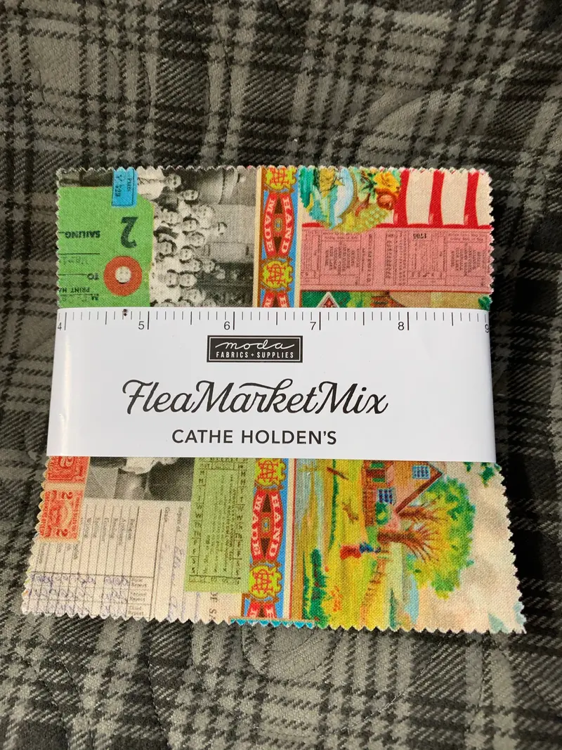 Flea Market Mix By Cathe Holden's Charm Square 5" X 5" Sq. 1