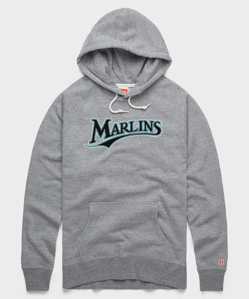 Florida Marlins Jersey Logo '93 Hoodie 1