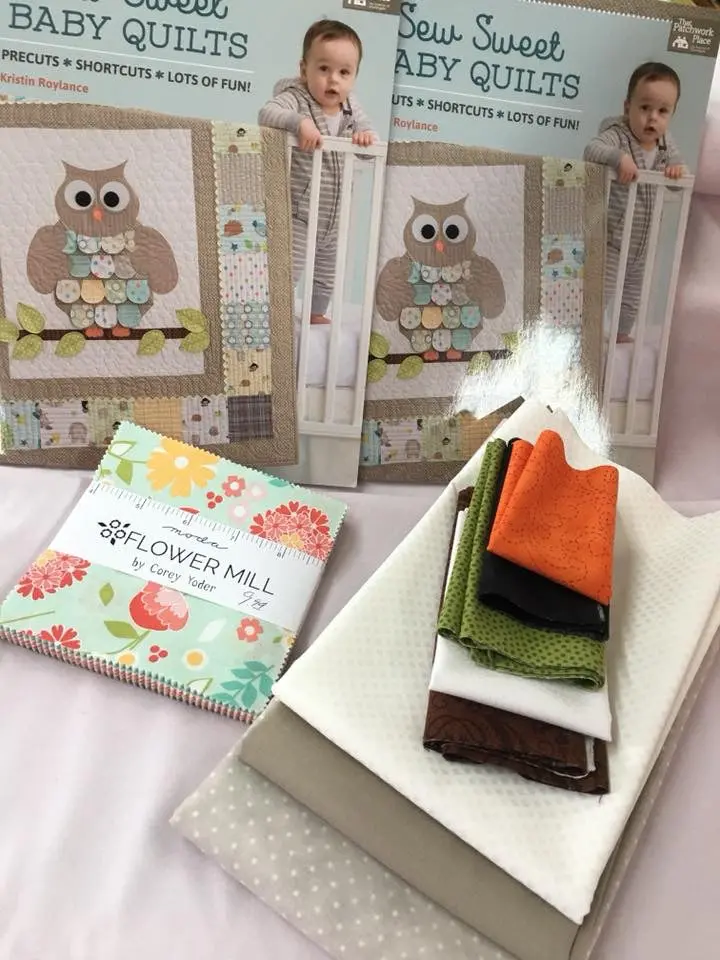 Flower Mill Owl (Girl) Kit With Pattern 1