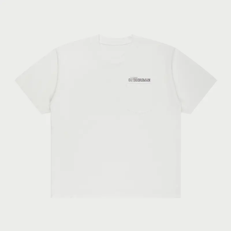 Flying Geese Pocket Tee (White) 1