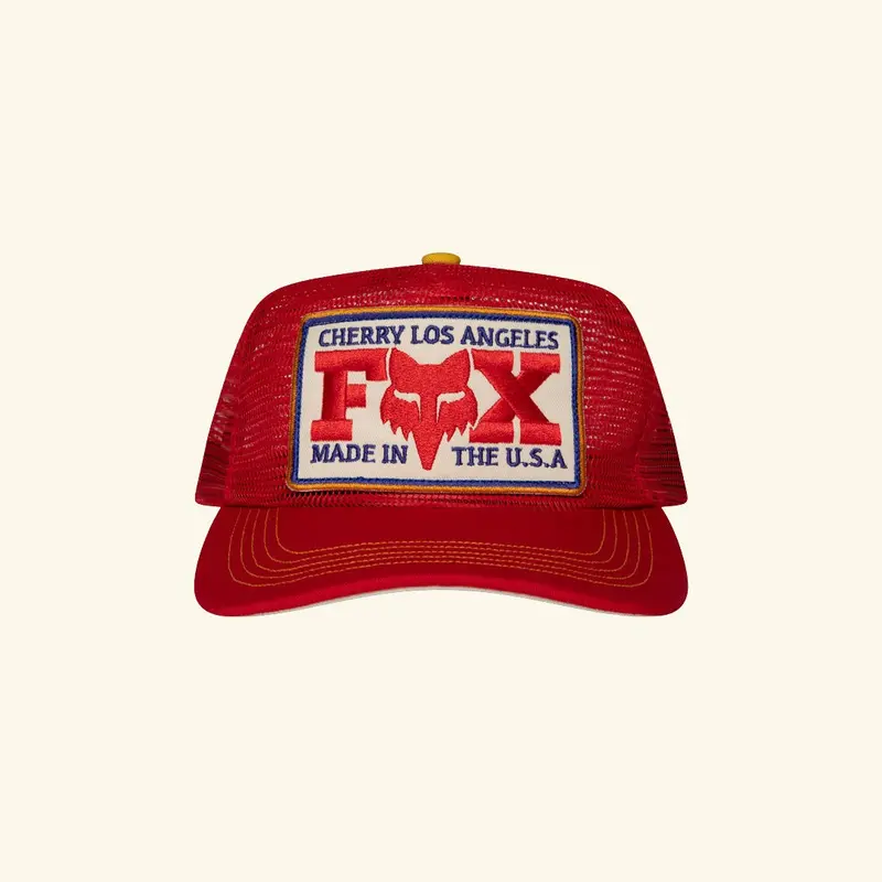 Fox X Cherry Mesh Trucker Hat 1