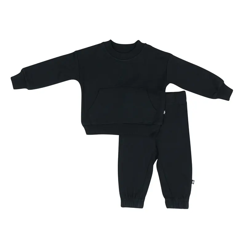 French Terry Jogger Set In Midnight 2