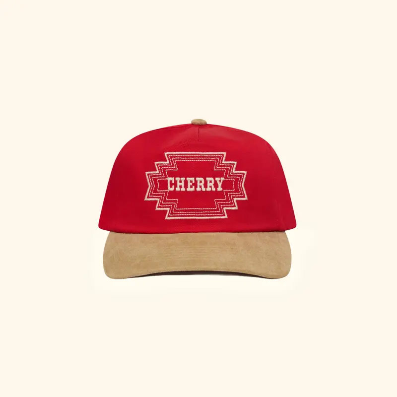 Frontier 5 Panel Hat (Red) 1