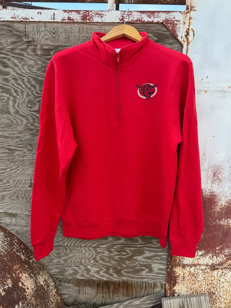 Frontier Red 1/4 Zip 1