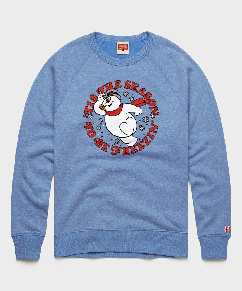 Frosty 'Tis The Season To Be Freezin' Crewneck 1